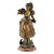 French, bronzed metal figure on a marble base Have a nice holiday. Depicts a playful Parisian - a prankster, with a...