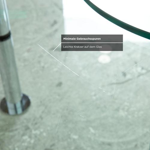 K 180 Coffee Table in Glass and Chrome from Ronald Schmitt For Sale - Image 6 of 11