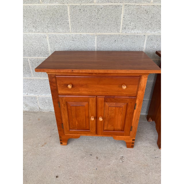 Chatam Reproductions Shaker Style Nightstands - A Pair For Sale - Image 4 of 11