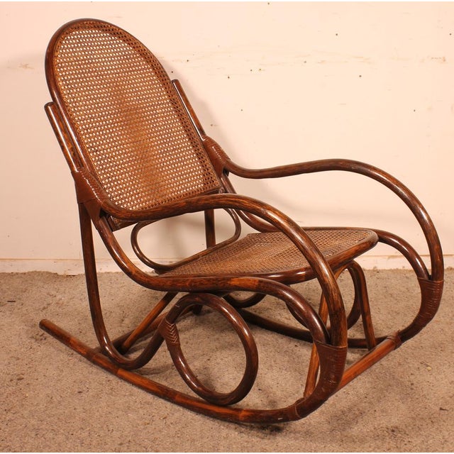 Rocking Chair in the style of Thonet For Sale - Image 13 of 13
