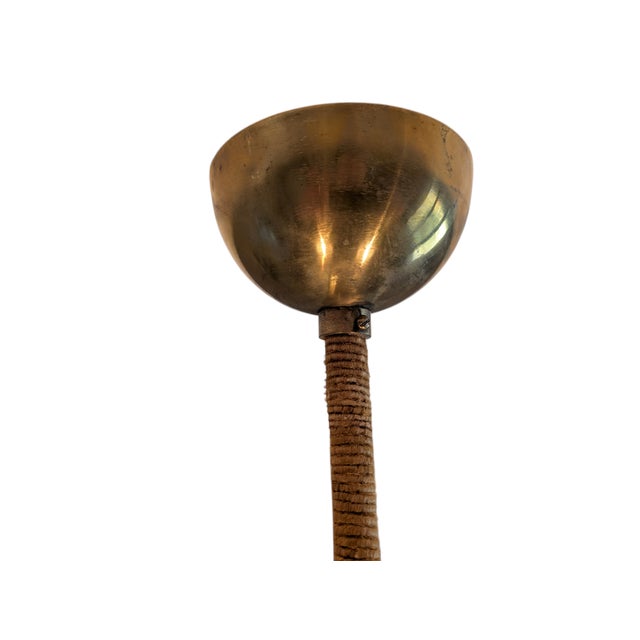 Large 3-Arm Chandelier by Paavo Tynell for Oy Taito AB, 1940s For Sale - Image 13 of 18