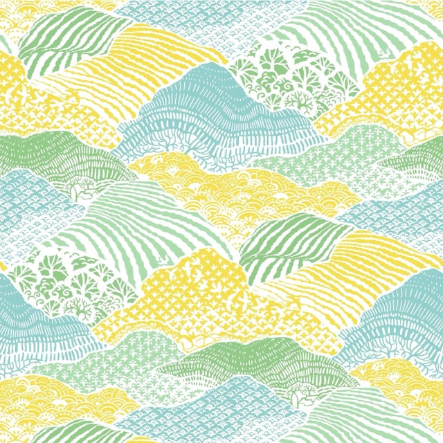 Shangri-La Barbados Green Wallpaper For Sale