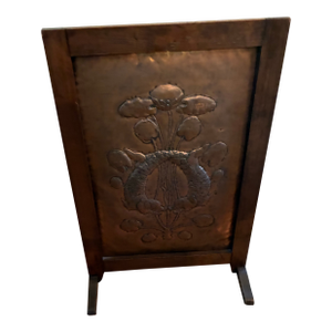 Art Nouveau/ Arts and Crafts Movement Copper Fireplace Screen
