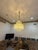 Transparent Vintage Mid Century Modern Italian Murano Style Glass Chandelier For Sale - Image 8 of 9