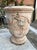Cream A French Terracotta Anduze Planter With Antiqued Spackle Finish and Staples For Sale - Image 8 of 12