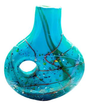 Art Glass Vase from Viz Art Studio, 1990s