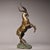 Chinese Chinese Gilt Bronze Ibex / Ram Sculpture - 13" Tall For Sale - Image 3 of 10