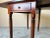 19th Century French Provincial Walnut Drop Leaf Console or Breakfast Table/ Sold For Sale - Image 10 of 12