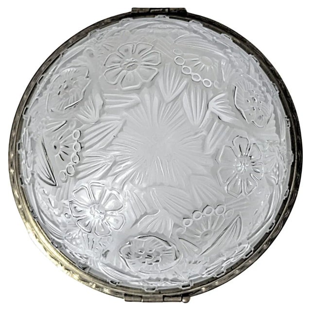 Mid 20th Century French Art Deco Flush Mount Signed by Hettier Vincent For Sale - Image 5 of 6