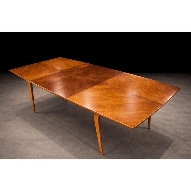 Mid-Century Modern 3 in 1 Extendable Dining Table in Caviuna Hardwood, Brazil, 1960s For Sale - Image 3 of 11