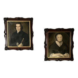 Victorian Artist, Farquharson Family, 1840, Oil Painting on Canvas, Set of 2 For Sale