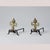Fire Dogs in Wrought Iron, Set of 2 For Sale - Image 3 of 5