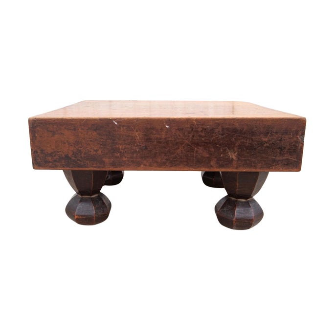 1920s Vintage Japanese Shogi Game Board, Keyaki Wood, Carved Design, 1920s For Sale - Image 5 of 10