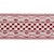 Not Yet Made - Made To Order Sample - Schumacher Davison Scalloped Tape in Crimson For Sale - Image 5 of 5