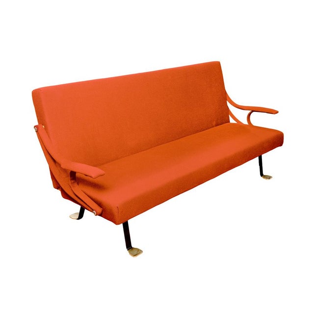 Digamma Sofa in Steel by Ignazio Gardella for Gavina, 1970s For Sale - Image 6 of 6
