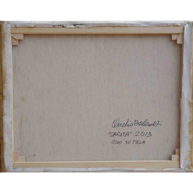 Contemporary Aurelio Bulzatti, Carità, Original Oil Paint, 2013 For Sale - Image 3 of 4