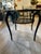 Round Coffee Table in Ebonized Wood and Screen-Printed Glass by Paolo Buffa, 1940 For Sale - Image 9 of 15