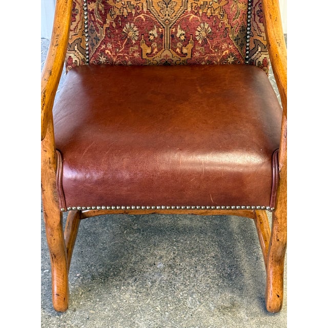 Late 20th Century Spanish Colonial/ Southwestern Dining Chairs - Set of 6 For Sale - Image 10 of 12