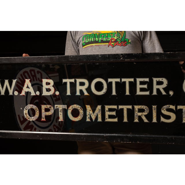 Early 20th Century R O G Optometrist Sign For Sale - Image 4 of 10