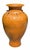 A monumental handcrafted glazed pottery floor vase inspired by traditional Martaban storage jars. Features a warm honey-...