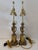 Pair of Vintage English Brass Trophy Form Winged Urn Lamps For Sale - Image 11 of 16