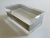 Karl Springer C.1970's MCM Solid Lucite & Silver Trimmed Lidded Keepsake Box -Manner of Karl Springer For Sale - Image 4 of 13