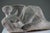 French Artist, Modernist Sculpture of a Reclining Female Nude, Reconstituted Stone For Sale - Image 12 of 18