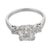 Art Deco 1930s Art Deco Gia 2.01 Carat Old Mine Cut Diamond Platinum Engagement Ring, Size 8.25 For Sale - Image 3 of 8