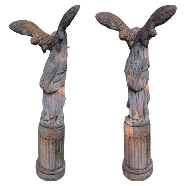 Tuscan Artist, Nike of Samothrace, Late 19th-20th Century, Terracotta For Sale - Image 15 of 15