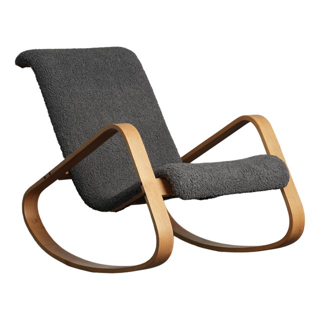 Dondolo Bentwood Rocking Chair by Luigi Crassevig for Crassevig, Italy, 1970s For Sale