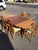 Koefoeds Hornslet 1960's Mid-Century Modern Solid Teak Dining Set, 2 Leaves With 6 Chairs For Sale - Image 4 of 12