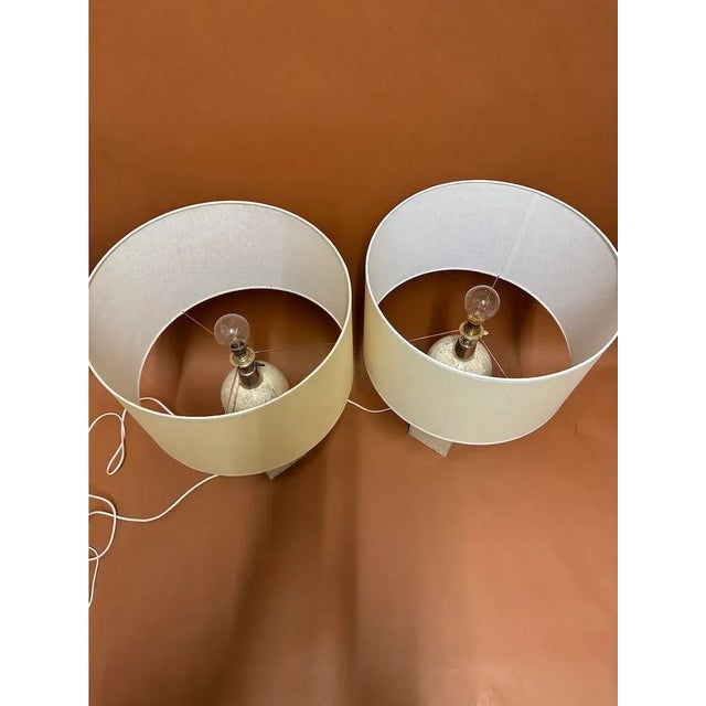 Lamps by Philippe Barbier, 1970s, Set of 2 For Sale - Image 4 of 8