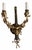 French Pair of Louis XVI Style Gilt Bronze Two Light Wall Sconces For Sale - Image 3 of 6