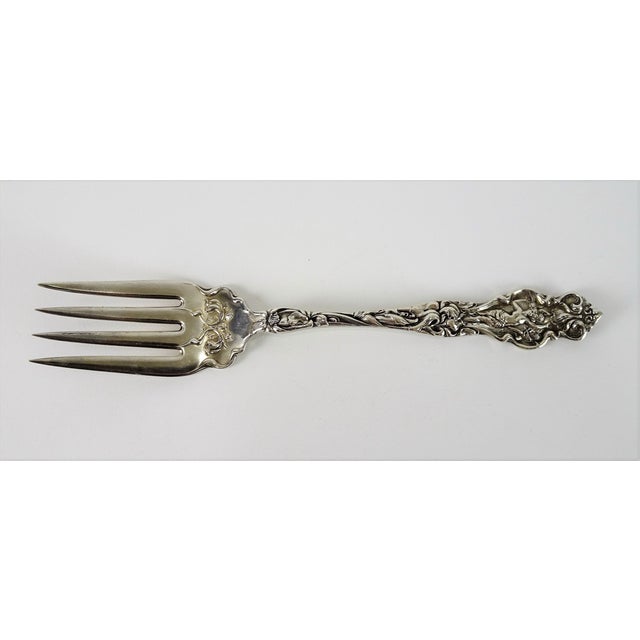 Antique Sterling Silver Meat Serving Fork Chairish