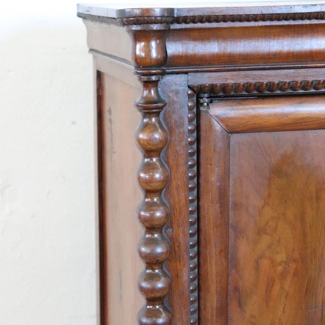 Small Antique Wardrobe in Walnut, 1800s For Sale - Image 10 of 14