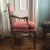 Mid 20th Century Vintage Mid Century French Caned and Upholstered Chair For Sale - Image 5 of 9