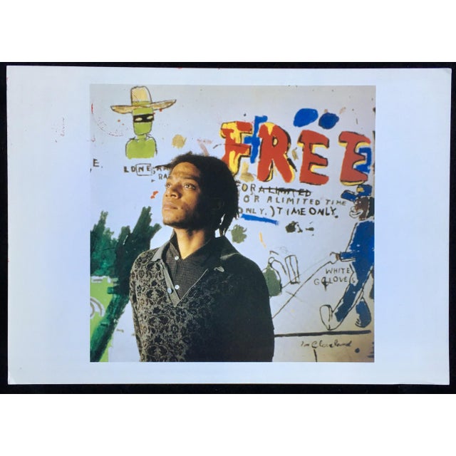 Contemporary Vintage Jean-Michel Basquiat Gallery Announcement For Sale - Image 3 of 3