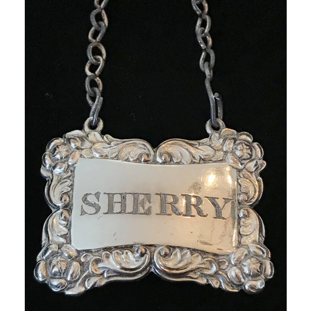 Super early 1820/30 British Silver Sheffield Sherry Label. DETAILS Country: UK Condition: Very Good Year: 1820-30...