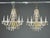 Venetian Style, Pair of Large Russian Cut Crystal Chandeliers, Brass, Crystal, Italy, 1960s A fine pair of Venetian-style...
