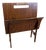 Vintage Danish Magazine Rack by Ejnar Larsen and Aksel Bender Madsen for Willy Beck, 1960 For Sale