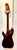 1970s Solid Teak Hand Carved Bass Guitar Sculpture For Sale - Image 9 of 10