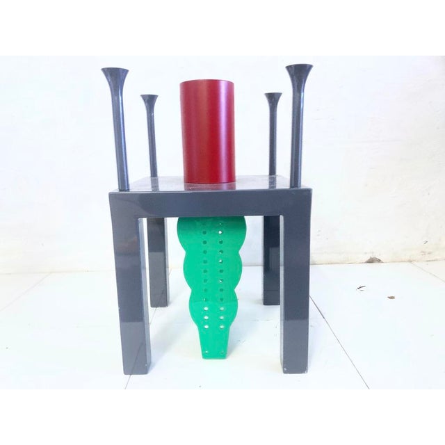 Round Dining Table in Metal and Glass, 1980s For Sale - Image 9 of 17