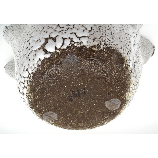 Gray Large Ceramic Handkerchief Centerpiece in the style of Vallauris, 1970s For Sale - Image 8 of 10