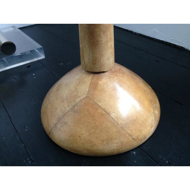 Aldo Tura Vintage Goatskin Ashtray by Aldo Tura For Sale - Image 4 of 11