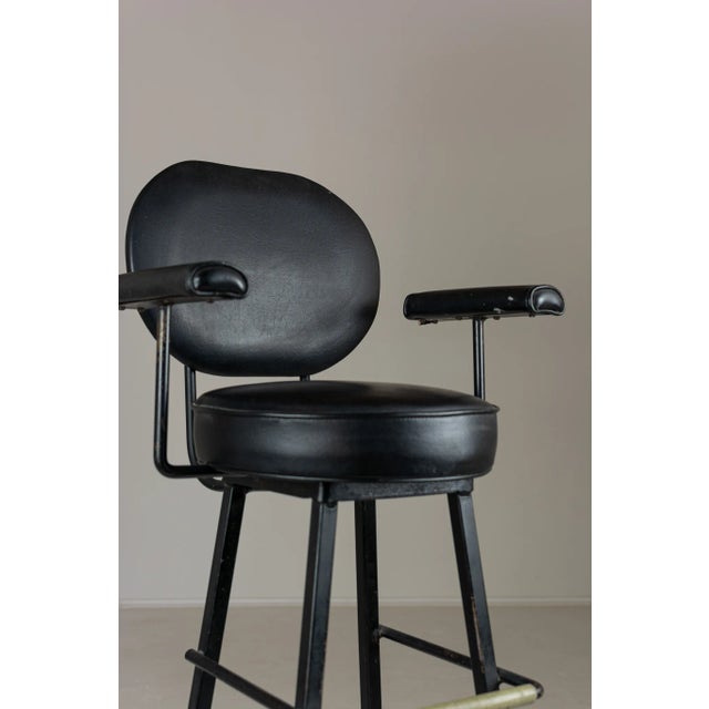 Metal Mid-Century Dutch Childs High Chair attributed to Kembo, 1960s For Sale - Image 7 of 11