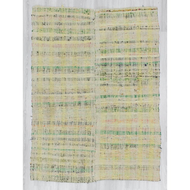 Decorative rag rug from Adana region of Turkey.In good condition. Approximately 45-55 years old.