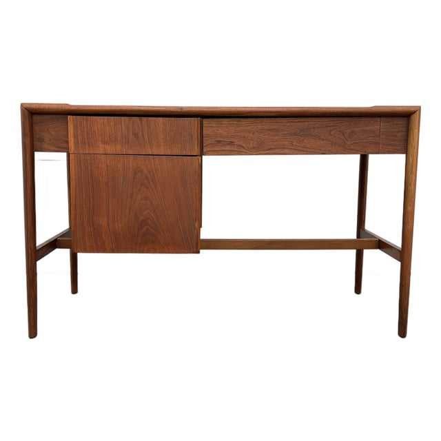 Vintage Mid Century Drexel Parallel Desk by Barney Flagg For Sale
