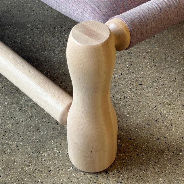 Wood Bubble Chair by Anna Stechschulte for Afs Dsgn For Sale - Image 7 of 11