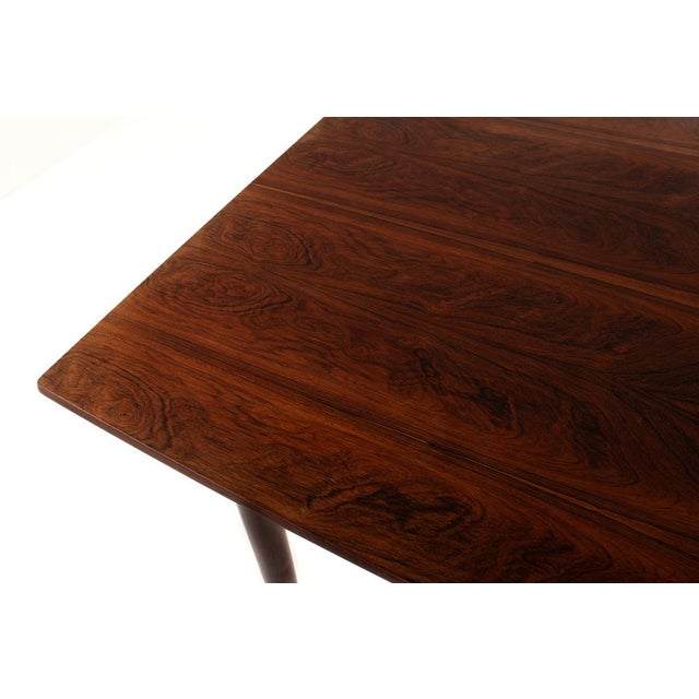 Mid-Century Danish Rosewood Extendable Dining Table by Harry Østergaard, 1960s For Sale - Image 14 of 16