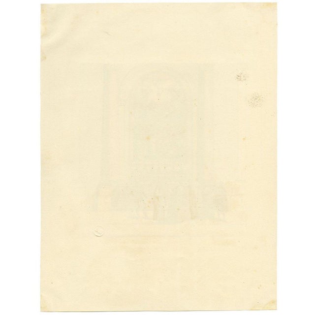 Giosuè Bernardino Meli, Raphael Transfiguration Mosaic, St Peter's, Vaticanc, 1840s, Watercolour, Marble & Paper For Sale - Image 4 of 5